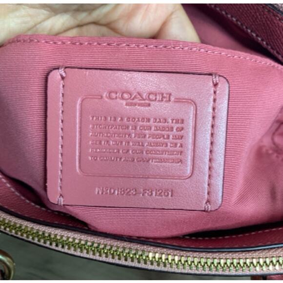 COACH Brook Carryall with Crossbody Strap Nude Pink and Matching Wallet - Picture 5 of 13